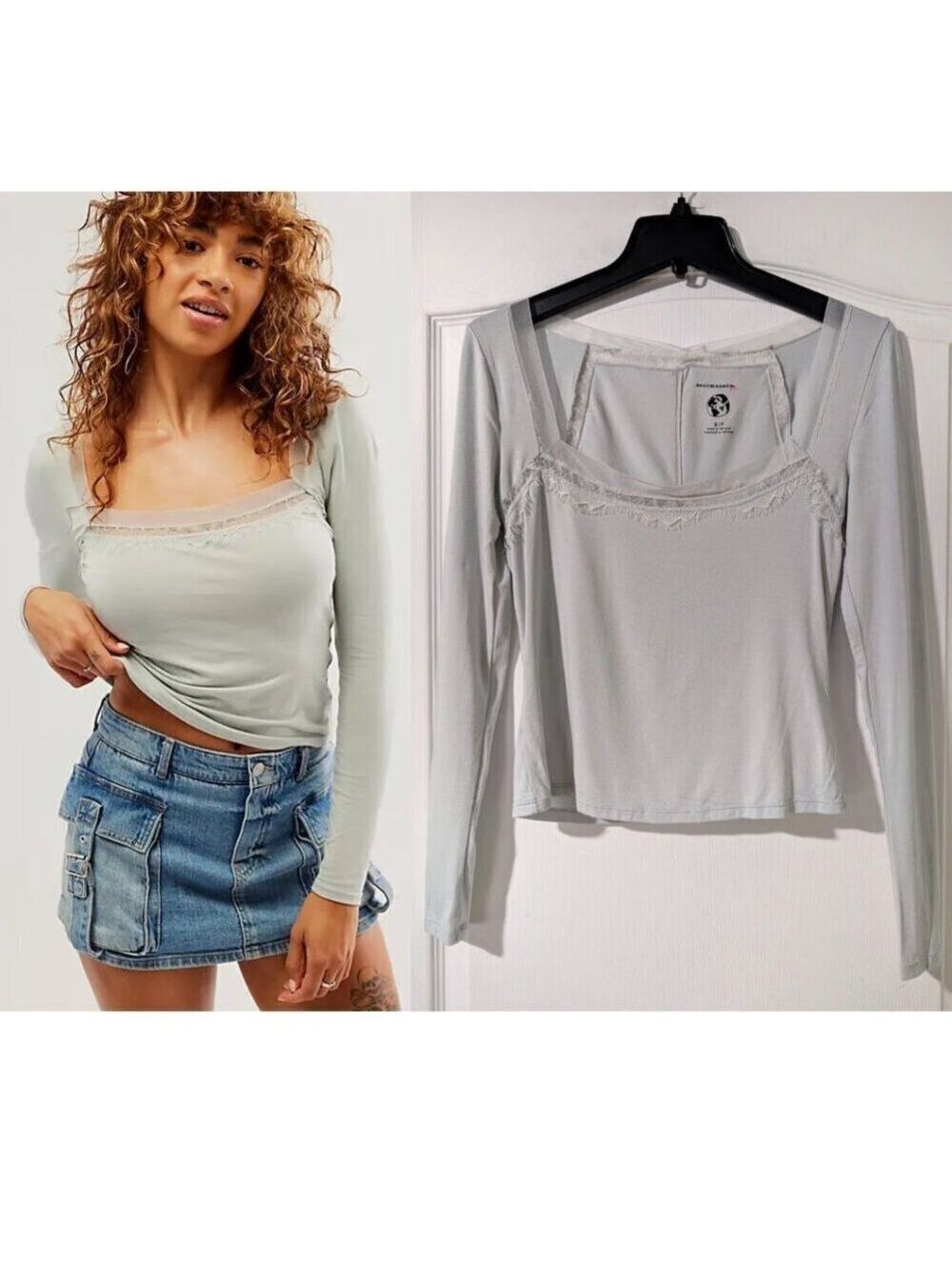 NEW FP Intimately | Lowkey Layering Top In Mercury Gray
